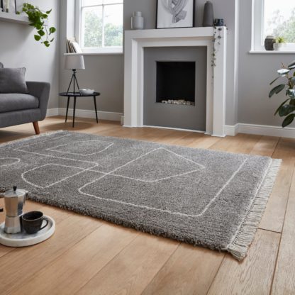 An Image of Boho A474 Rug Boho A474 Dark Green