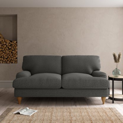 An Image of Darwin Textured Weave Sofa Bed Textured Weave Graphite