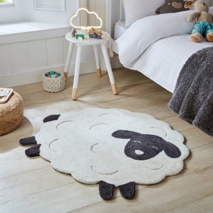 An Image of Lana Lamb Rug Natural