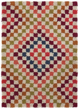 An Image of Habitat Folktale Tufted Flatweave Wool Rug Multi - 160x230cm