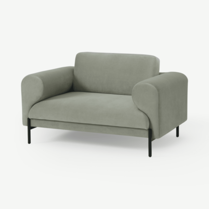 An Image of Orsel Loveseat, Sage Green Velvet