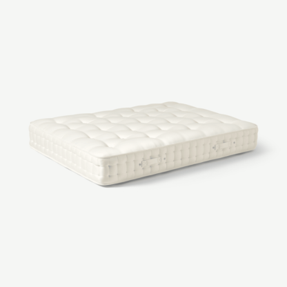 An Image of Halsua 4500 Pocket King Size Mattress, Medium Tension, Natural Cotton & Wool