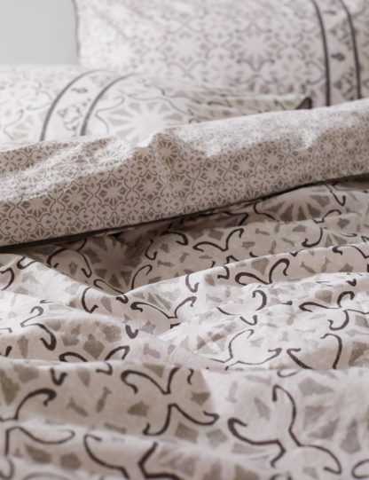 An Image of M&S X Fired Earth Marrakech Menara Bedding Set