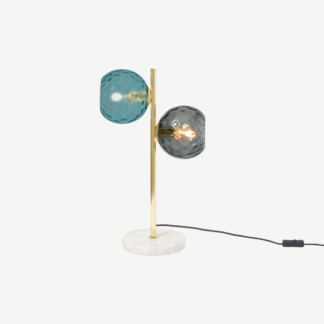 An Image of Ilaria Table Light, Glass & Brass