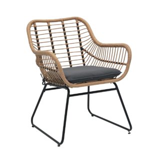 An Image of Habitat Ross Rattan Effect Garden Chair