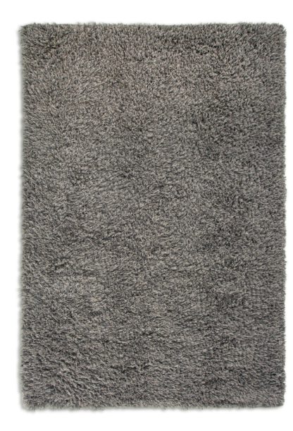 An Image of Habitat Handwoven Plain Shaggy Wool Rug - White - 160x230cm