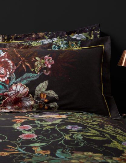 An Image of Timorous Beasties Pure Cotton Opera Botanical Bedding Set