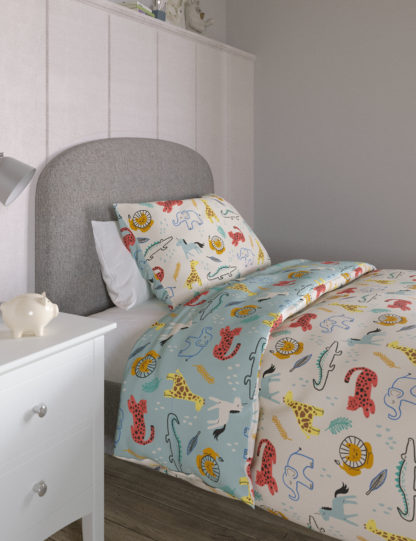 An Image of M&S Cotton Blend Safari Bedding Set