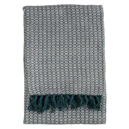 An Image of Brielle Metallic Throw Grey