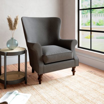 An Image of Charlbury Marl Armchair Cosy Marl Olive