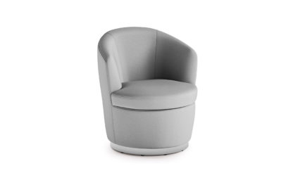 An Image of M&S Clara Silver Swivel Armchair