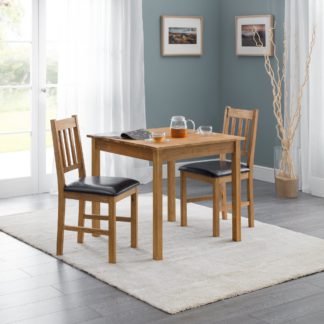 An Image of Coxmoor Dining Set Oak (Brown)