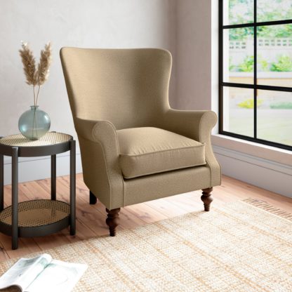 An Image of Charlbury Marl Armchair Cosy Marl Olive