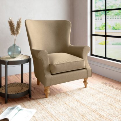 An Image of Charlbury Marl Armchair Cosy Marl Olive