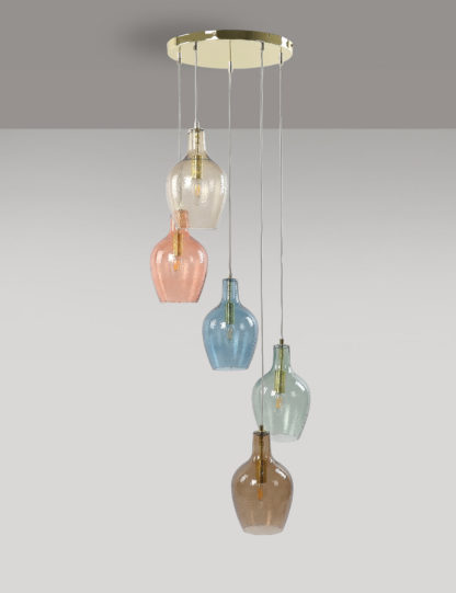 An Image of M&S Heidi Multi-light Cluster Pendant Light, Multi