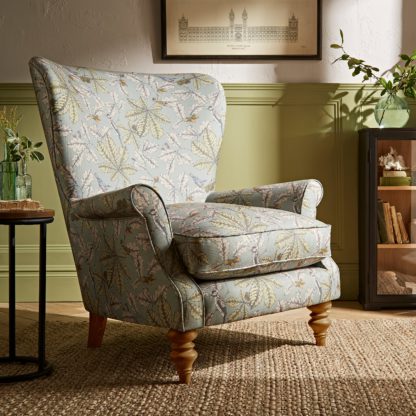 An Image of Charlbury Wing Chair Arboretum Print Arboretum Print