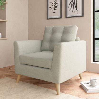 An Image of Lewes Marl Snuggle Chair Cosy Marl Olive