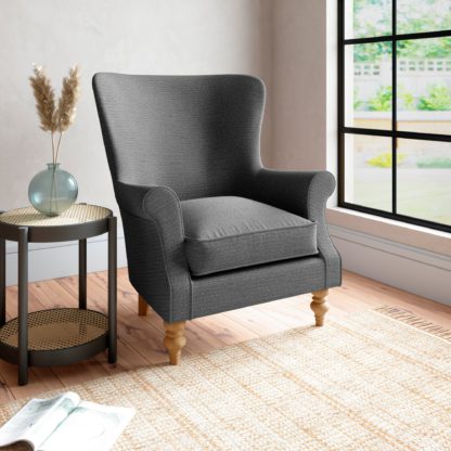 An Image of Charlbury Textured Weave Armchair Textured Weave Sandstone