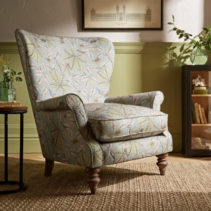 An Image of Charlbury Wing Chair Arboretum Print Arboretum Print