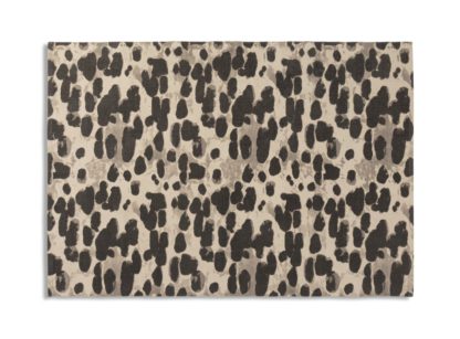 An Image of Habitat Bark Print Flatweave Woolen Rug - 120X170cm