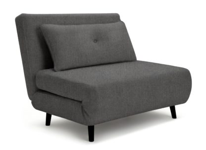 An Image of Habitat Roma Double Fabric Chairbed - Grey