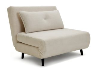 An Image of Habitat Roma Double Boucle Chairbed - Cream