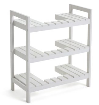 An Image of Habitat Slatted Undersink Storage Unit - White