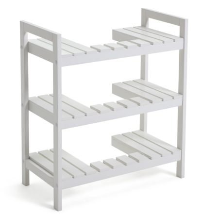 An Image of Habitat Slatted Undersink Storage Unit - White