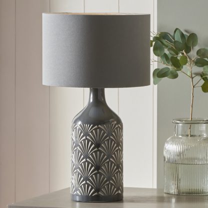 An Image of Poiret Table Lamp Grey