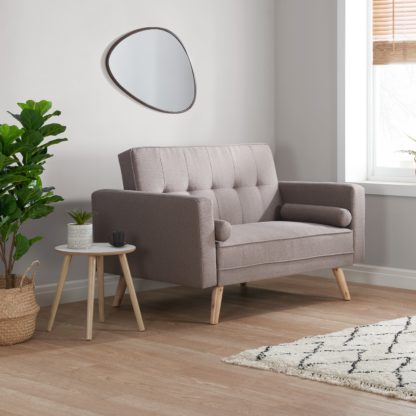 An Image of Ethan Medium Sofa Bed Grey