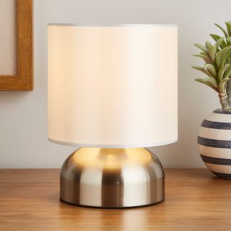 An Image of Sicily Touch Table Lamp White