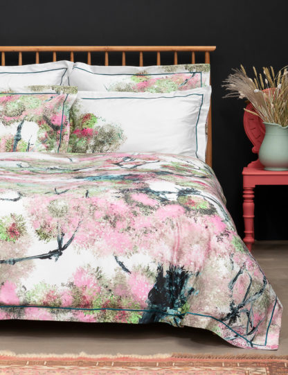 An Image of Timorous Beasties Pure Cotton Sateen Pinyin Tree Bedding Set