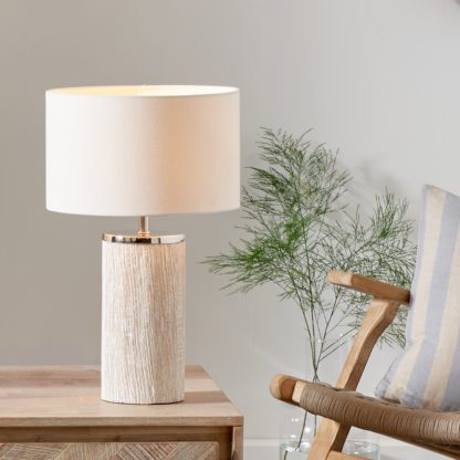 An Image of Haley Table Lamp White