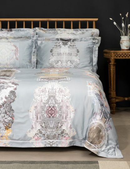 An Image of Timorous Beasties Pure Cotton Sateen Totem Damask Bedding Set