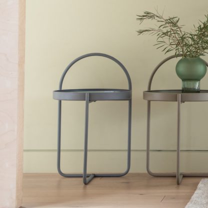 An Image of Elwood Side Table, Iron Black