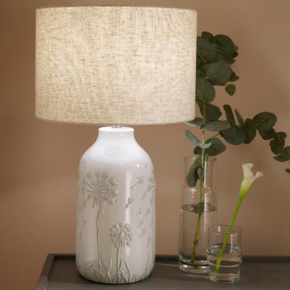 An Image of Flora Table Lamp White