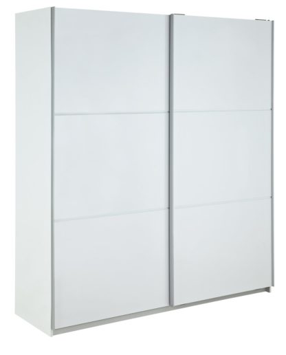 An Image of Habitat Holsted White Large Wardrobe