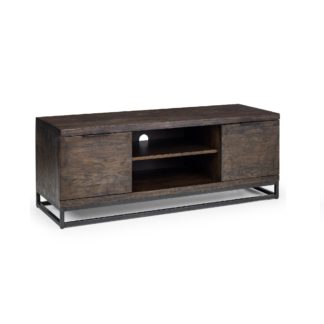 An Image of Brooklyn Oak TV Stand Dark Oak