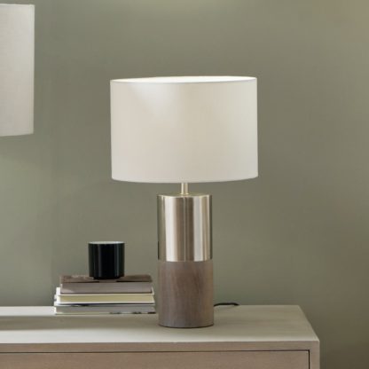 An Image of Etosha Table Lamp Grey