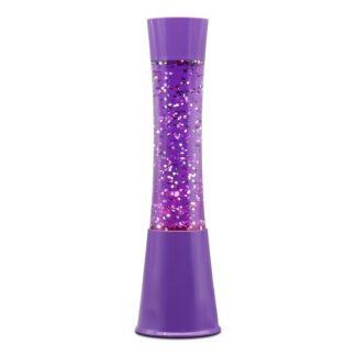 An Image of Purple Glitter Lamp