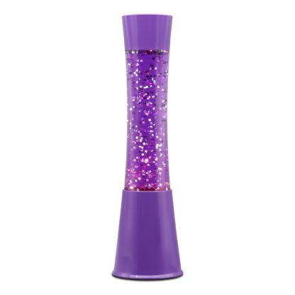 An Image of Purple Glitter Lamp