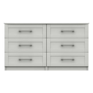 An Image of Ethan White 3 Drawer Double Chest White