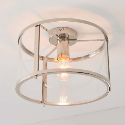 An Image of Hopton Flush Light - Nickel