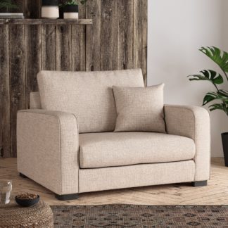 An Image of Carson Chunky Multi Weave Snuggle Chair Chunky Multi Weave Natural