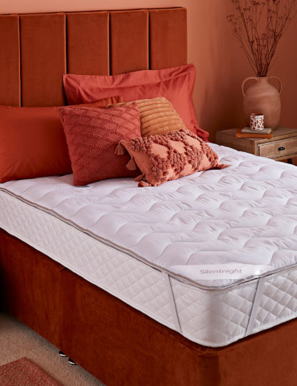 An Image of Silentnight Heat Genie Self Heating Mattress Topper