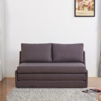 An Image of Dos Fabric Sofa Bed Charcoal