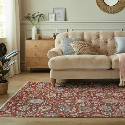 An Image of Cecilia Traditional Rug Red