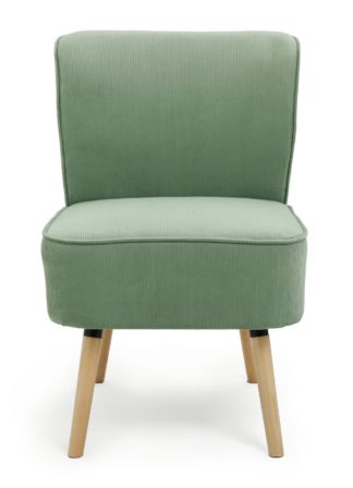 An Image of Habitat Eppy Fabric Chair - Mint Green