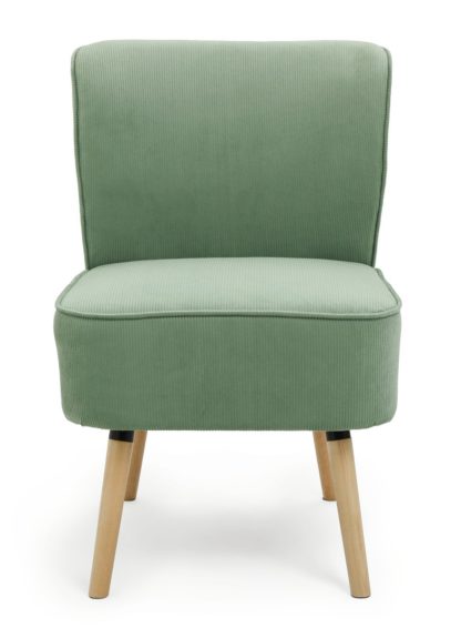 An Image of Habitat Eppy Fabric Chair - Mint Green