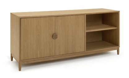 An Image of Habitat Cornelia 2 Door Sideboard - Oak